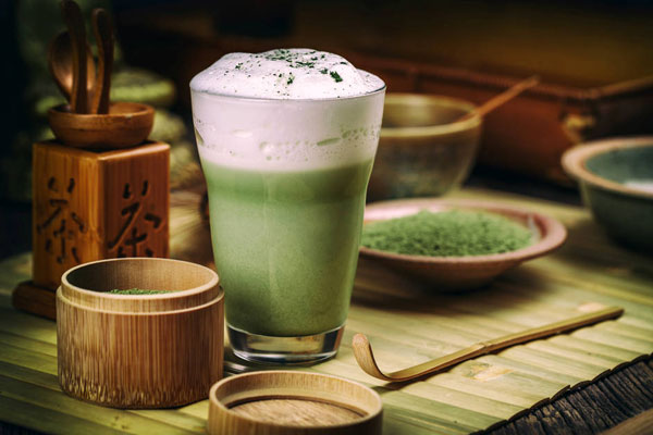倾品抹茶拿铁加盟学员制作成品