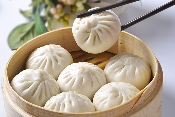 倾品包子加盟学员制作成品