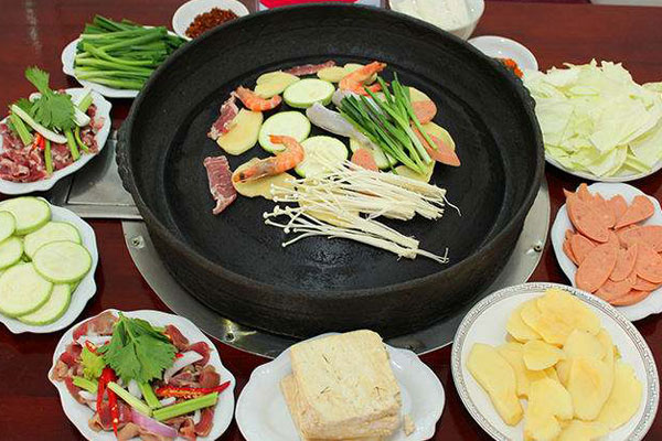 华飞烙锅加盟学员制作成品