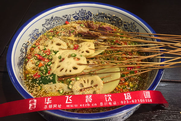 倾品藤椒钵钵鸡加盟学员制作成品