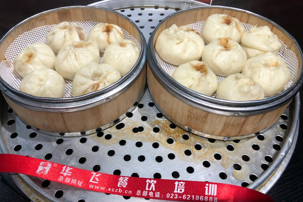 学包子技术制作成品