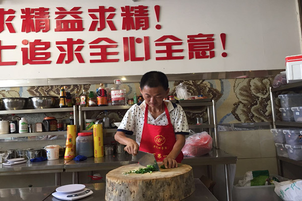 学小面技术学员实操